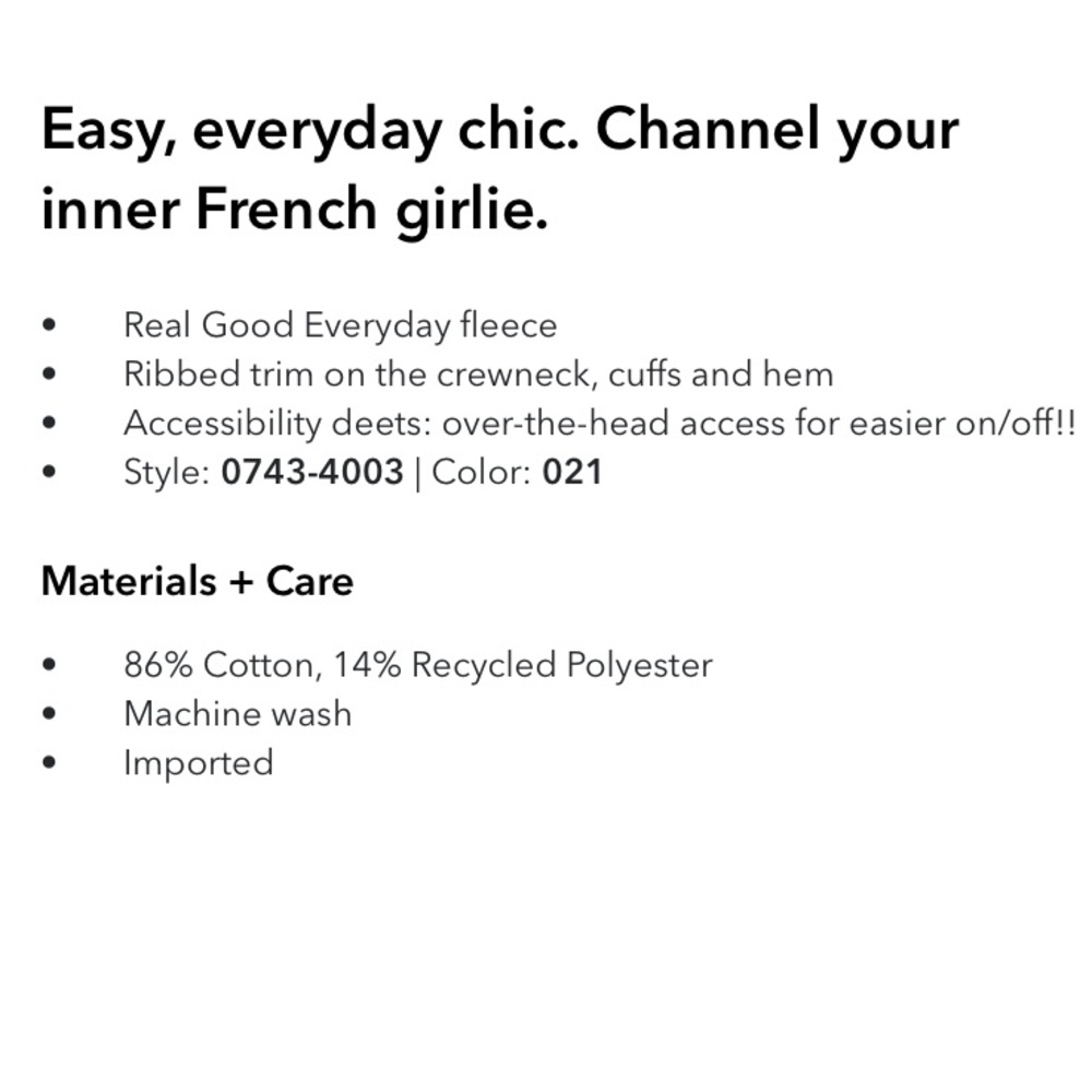 Aerie Tres Chic Sweatshirt - Picture 10 of 10